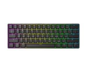 מקלדת גיימינג אופטו־מכנית שחורה SKYLOONG GK61 RGB GLACIER YELLOW