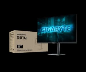 מסך גיימינג Gigabyte G27U 4K SS IPS 160HZ/320HZ 1Ms Pivot HDR400