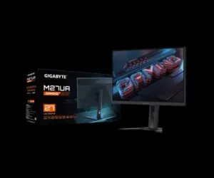 מסך גיימינג Gigabyte M27UA 4K SS IPS 160Hz 1MS HDR USB HUB