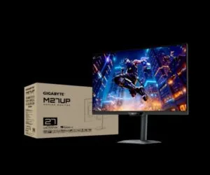 מסך גיימינג Gigabyte M27UP 4K SS IPS 160Hz 1MS HDR USB HUB