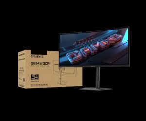 מסך Gigabyte GS34WQCA 34 WQHD VA 1Ms 120Hz HDR10 Curved Vesa100