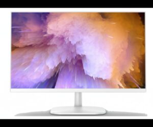 מסך לבן Solid F2412YW 23.8 FHD 5ms VA Speakers 120hz VGA HDMI