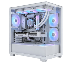 מחשב גיימינג לבן AMD Ryzen 5 7500X3D 1TB NVME RTX 5060 DDR5 32GB