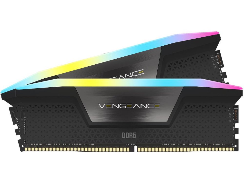 זיכרון לנייח Corsair Vengeance RGB 32GB (2x16GB) DDR5 6400MHz CL32 Intel XMP