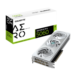 כרטיס מסך GIGABYTE GeForce RTX 5060 AERO OC 8GB – לבן