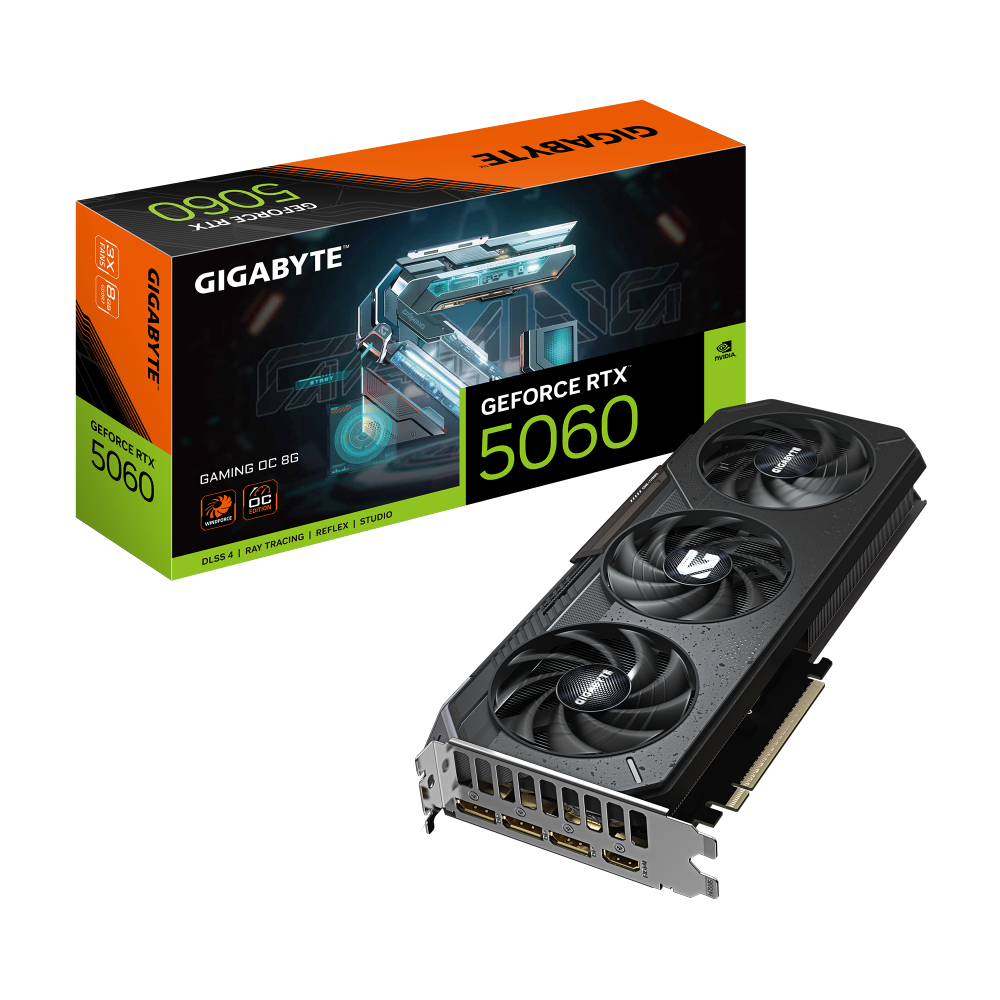כרטיס מסך GIGABYTE GeForce RTX 5060 GAMING OC 8GB