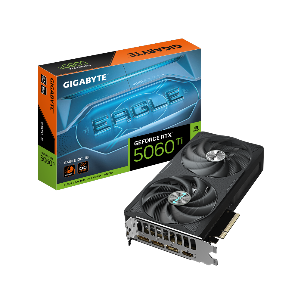 כרטיס מסך GIGABYTE GeForce RTX 5060 Ti EAGLE OC 8GB
