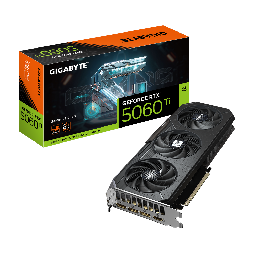 כרטיס מסך GIGABYTE GeForce RTX 5060 Ti GAMING OC 16GB