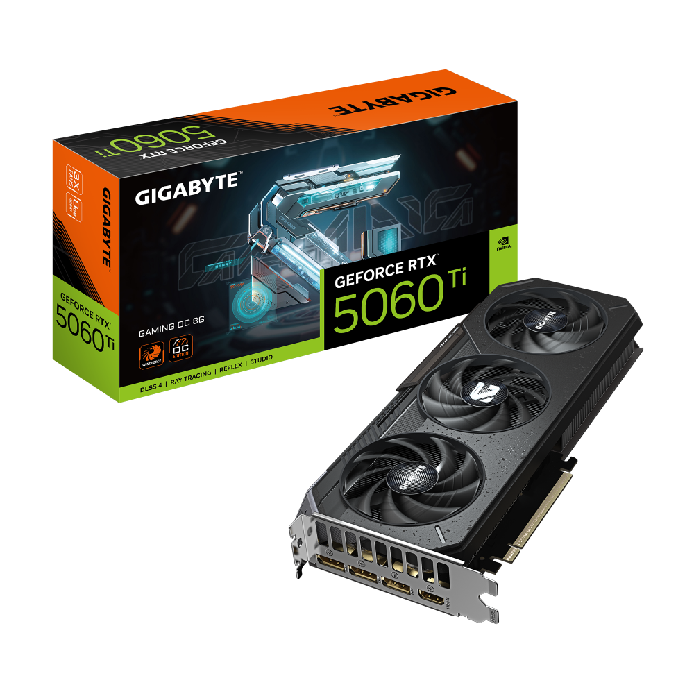 כרטיס מסך GIGABYTE GeForce RTX 5060 Ti GAMING OC 8GB