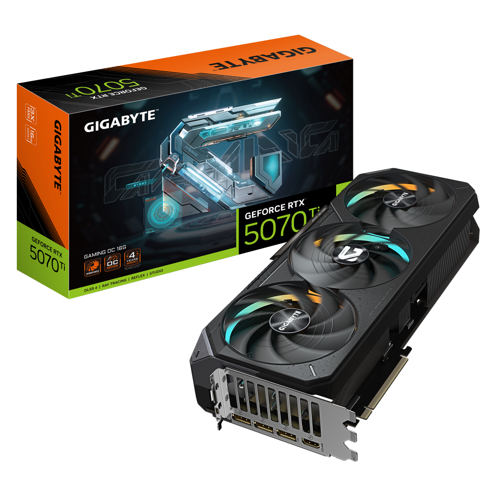 כרטיס מסך GIGABYTE GeForce RTX 5070 Ti GAMING OC 16GB