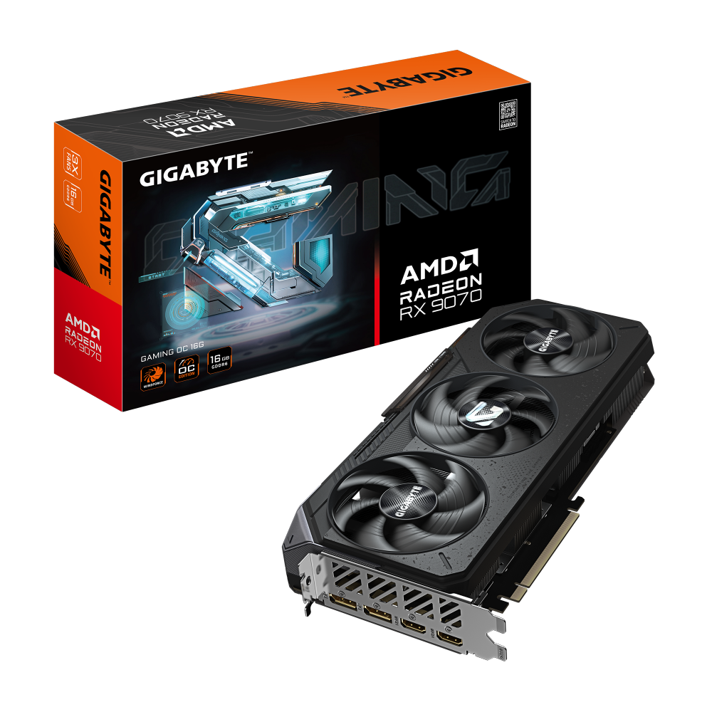 כרטיס מסך GIGABYTE Radeon RX 9070 GAMING OC 16GB