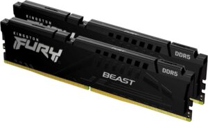 זיכרון לנייח Kingston FURY Beast 32GB (2x16GB) DDR5 6000MHz CL30