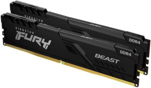 זיכרון לנייח Kingston FURY Beast 32GB (2x16GB) DDR5 6000MHz CL36