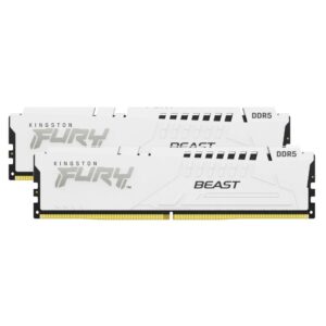 זיכרון לנייח Kingston FURY Beast 32GB (2x16GB) DDR5 6000MHz CL36 – לבן