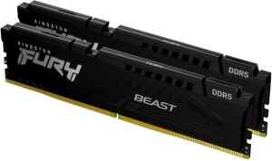 זיכרון לנייח Kingston FURY Beast 64GB (2x32GB) DDR5 6000MHz CL30