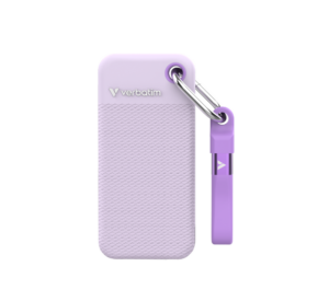 דיסק חיצוני Verbatim Pocket SSD 2TB USB C Gen2 Purple 1000MBps