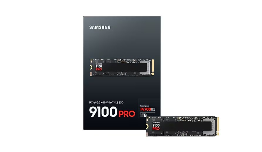 כונן SSD Samsung 9100 PRO 1TB NVMe M.2 PCIe Gen5
