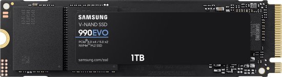 כונן SSD Samsung 990 EVO Plus 1TB NVMe M.2 PCIe Gen4