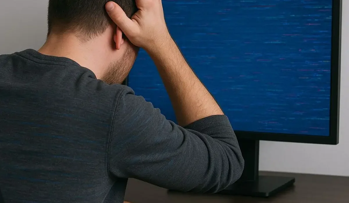 המחשב נדלק אבל לא עולה